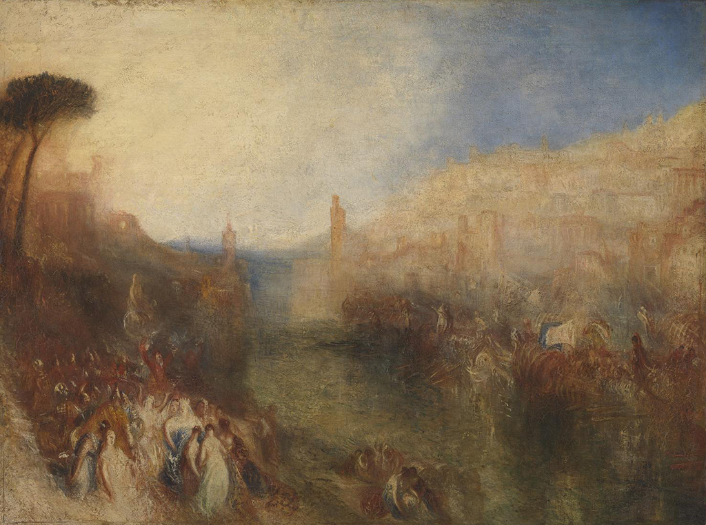 Departure of the Fleet in Detail William Turner